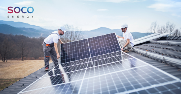 Solar Panels Being Installed